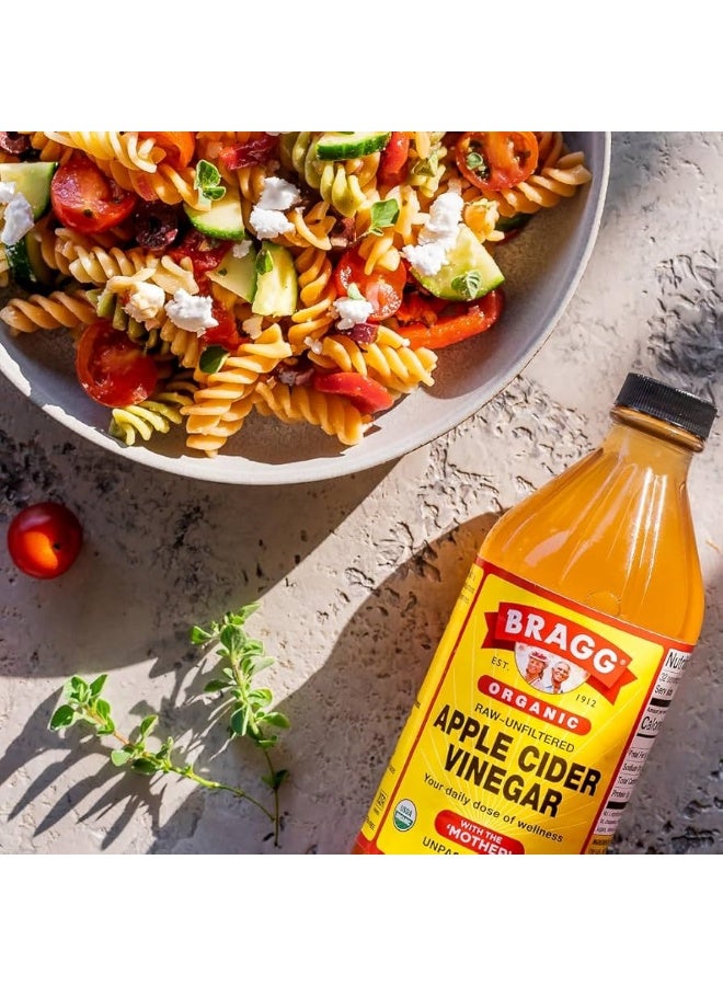 Bragg Organic Apple cider vinegar 473ml with the mothers - Image 2