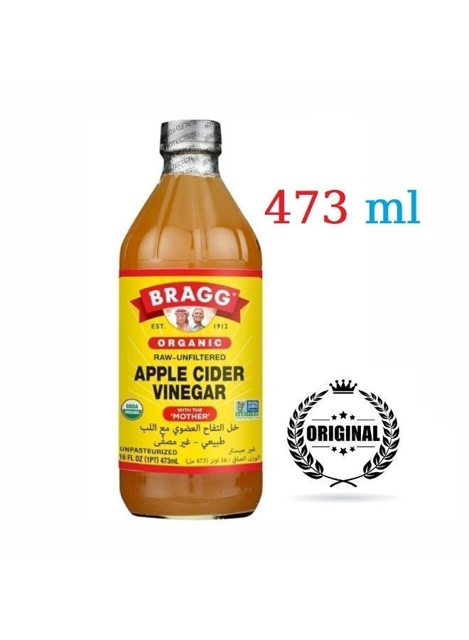 Bragg Organic Apple cider vinegar 473ml with the mothers - Image 1