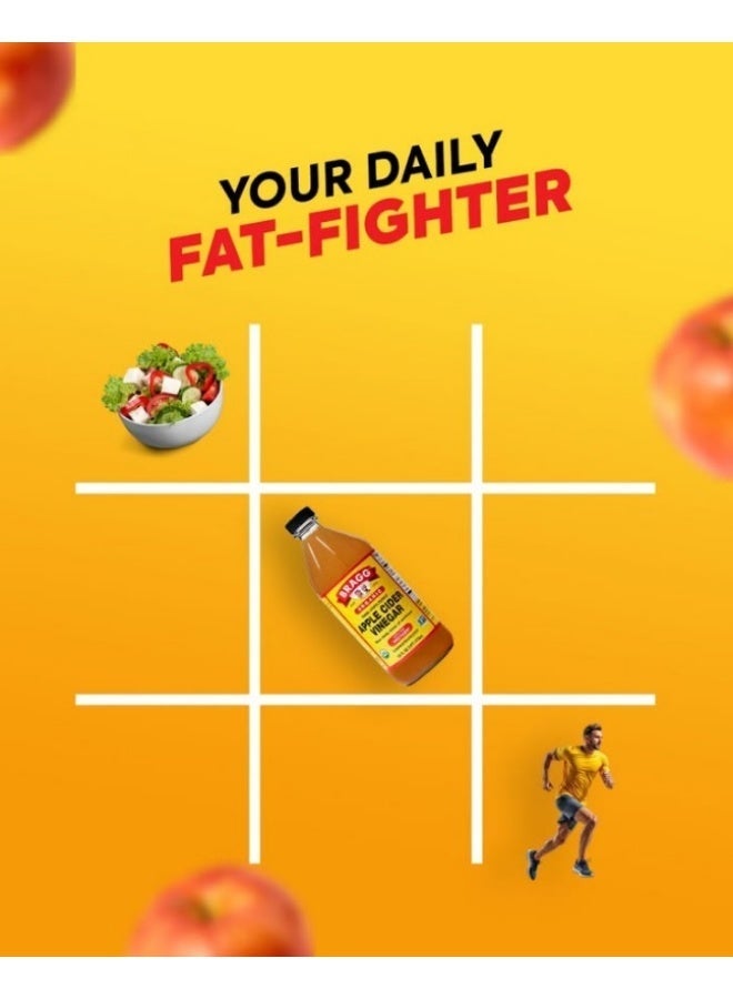 Bragg Organic Apple cider vinegar 473ml with the mothers - Image 4