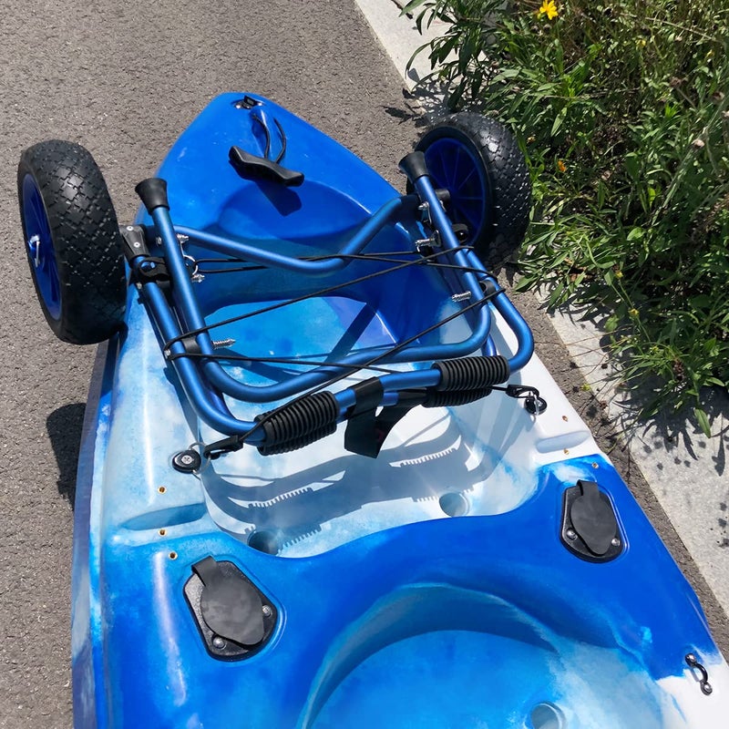 Nooew Newcod Kayak Cart, Kayak Dolly with 10" Airless Tire for Carrying Kayak Canoe SUP Paddle Board - Image 3