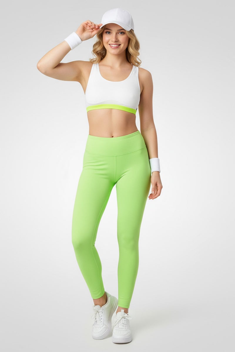 Nike Women Brand Logo Non Padded Training Sports Bra, White - Image 1