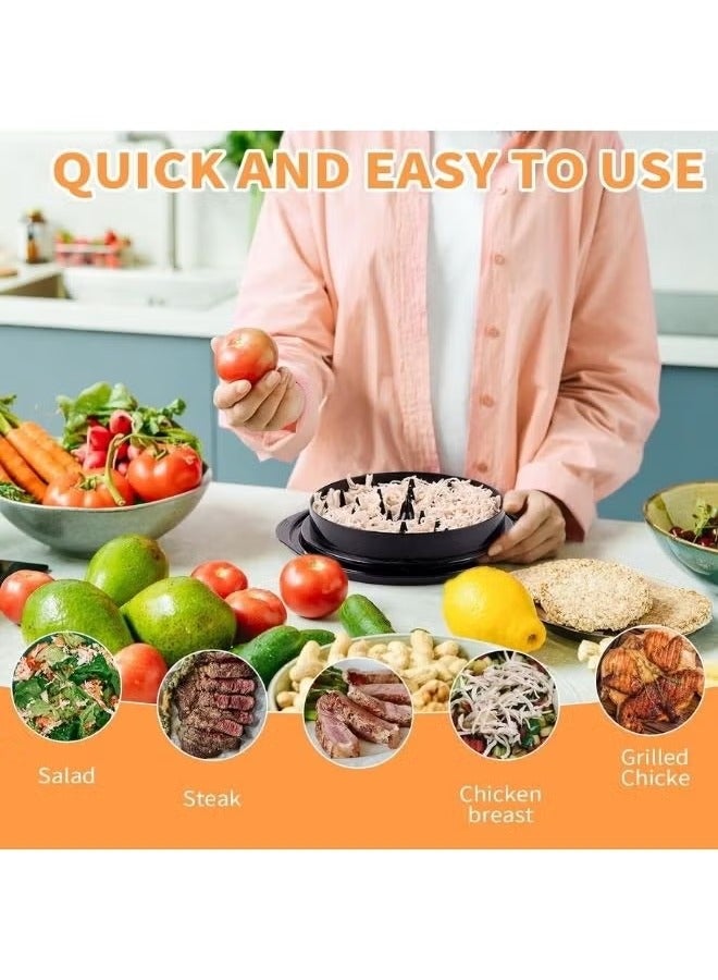 بروماس قطاعة طعام بغطاء شفاف - تصميم مانع للانزلاق للحوم والخضروات - Image 2