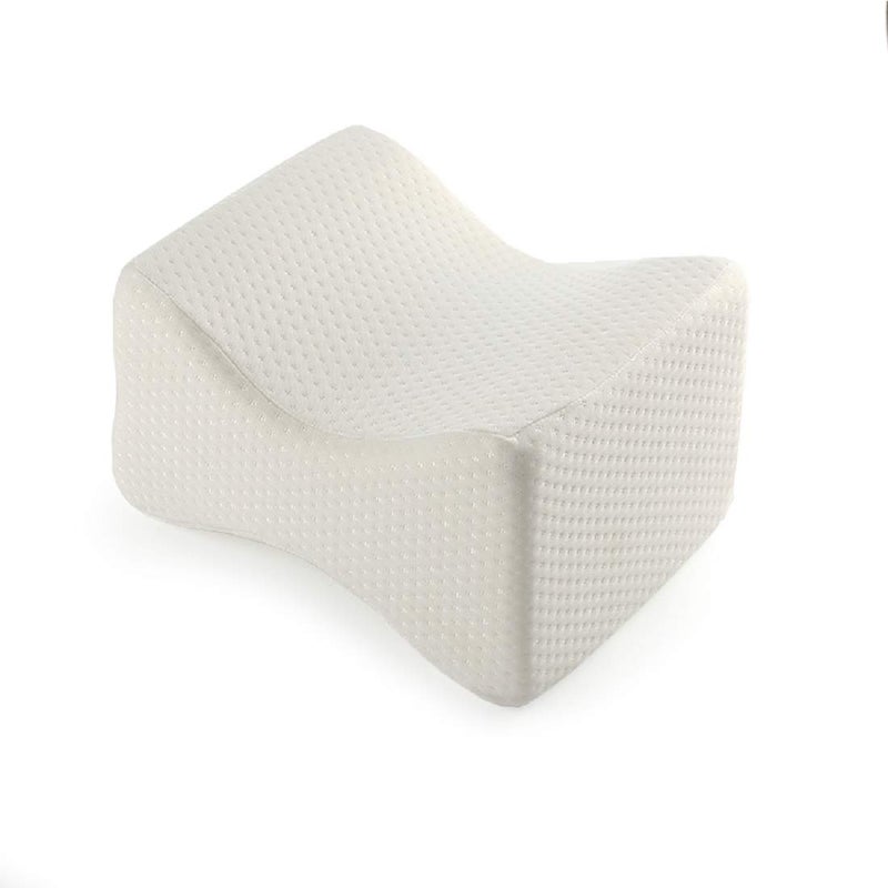 PumPum PUM PUM Orthopaedic Knee Pillow for Sciatica Relief Back Pain Leg Pain Pregnancy Hip and Joint Pain Memory Foam Knee Leg PillowWhite - Image 3