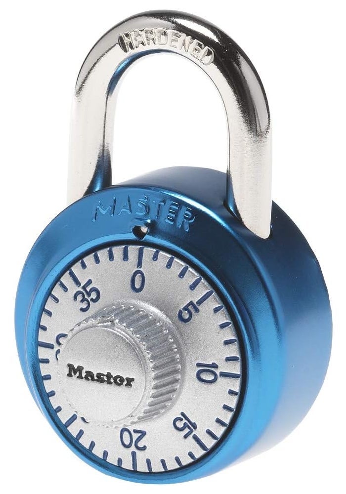 Master Lock 1561DAST Combination Padlock - Assorted Colors, Keyless Security for Lockers - Image 1