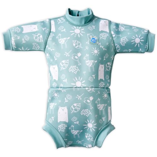 Splash About Happy Nappy Diaper Wetsuit, Sunny Bear, 3-8 Months - Image 1