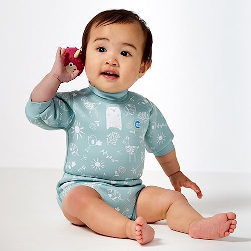 Splash About Happy Nappy Diaper Wetsuit, Sunny Bear, 3-8 Months - Image 2