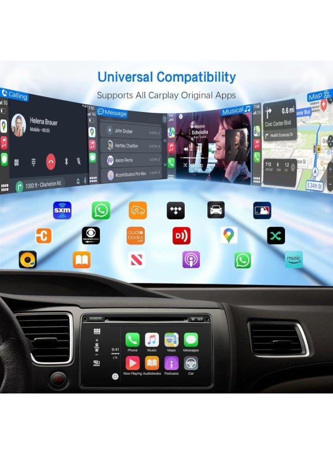 محول CarPlay لاسلكي وصّل وشغّل – يحوّل CarPlay السلكي إلى لاسلكي، اتصال سريع ومستقر لأجهزة iPhone - Image 2