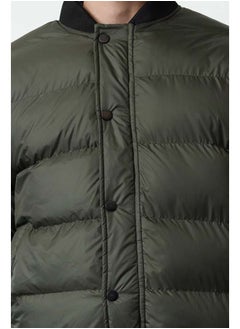 trendyol Khaki Regular Fit Rubber Detailed Winter Coat TMNAW25MO00016  - Image 3