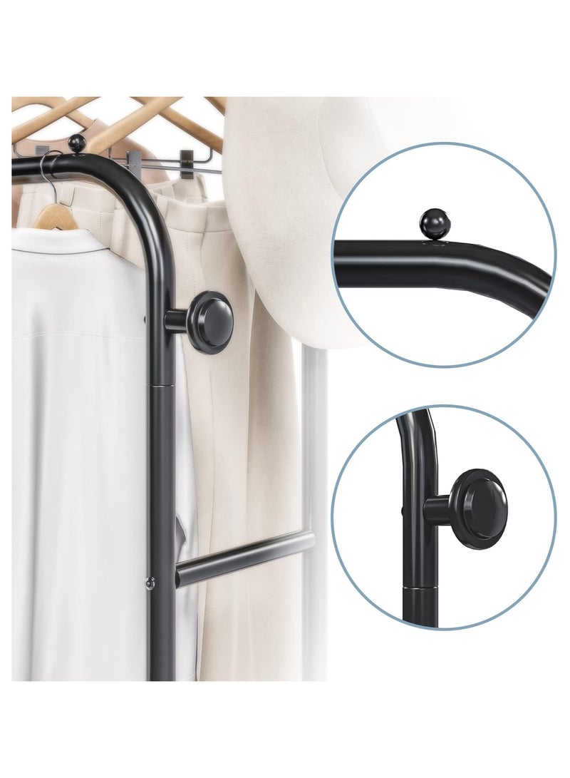 DubaiGallery Stainless Steel Drying Rack Standing Clothes Hanger Dry Cloth Stand Garment Racks - Image 4