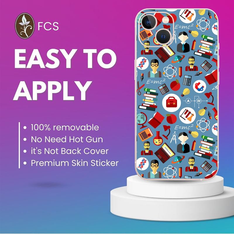 FCS Printed Designer Vinyl Mobile Back Skin Sticker for Samsung Galaxy A34 (Dr Pattern -55) - Image 4