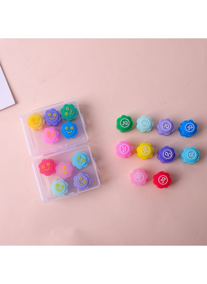 Gonggi Korean Game Catch Stones Game Kids Throw Stones Multiplayer Interactive Game Toy-Specifications:Small Stones (5 Colors, 5 Pieces In Box)  - Image 4
