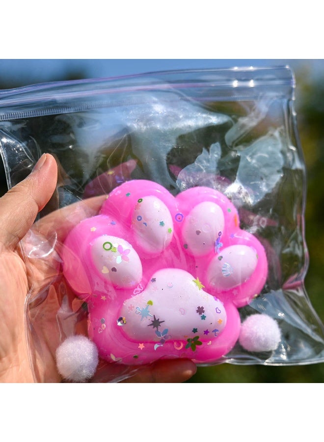 xozgdovg Super Soft Cat Paw Stress Relief Toy 
