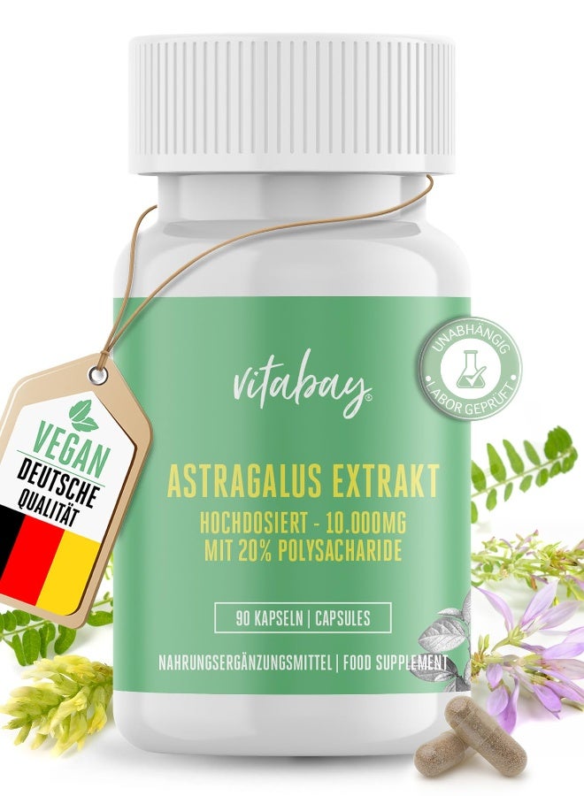 Vitabay Astragalus Extract - 10,000 mg - 90 vegan capsules - Image 1