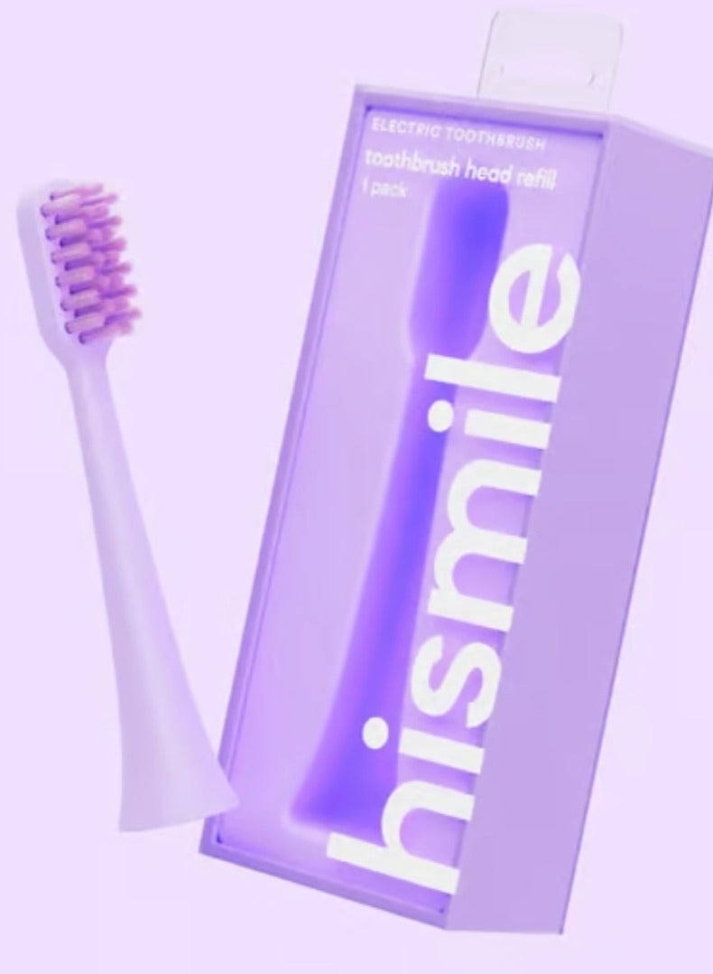 HiSmile Electric Toothbrush Head Refills - Purple (1pk)  - Image 2