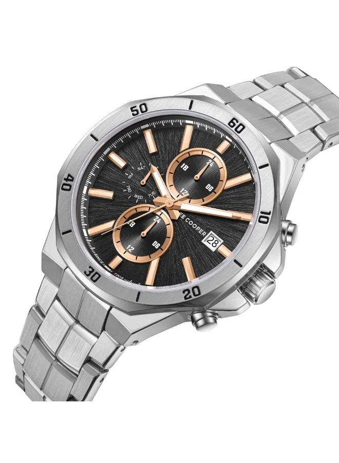 Lee Cooper Metal Multi Function Watch LC08087.340 - 43 mm