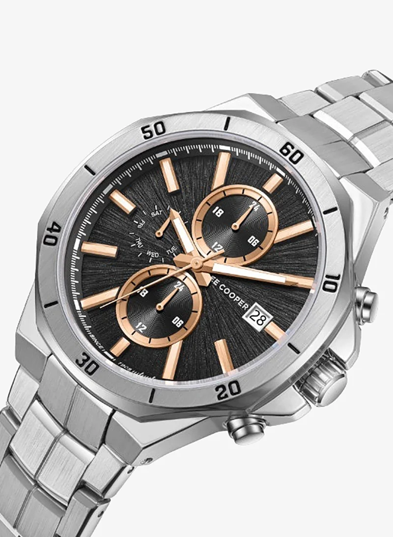 Lee Cooper Metal Multi Function Watch LC08087.340 - 43 mm