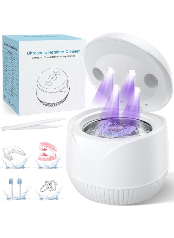 general Dental Ultrasonic Retainer Cleaner Machine: 45kHz Dental Cleaning Pod with Digital Timer & 200ML, Deep Cleaning for Dentures, Mouth Guards, Aligners, Night Guards, Braces, Toothbrush Heads & Jewelry - Image 1
