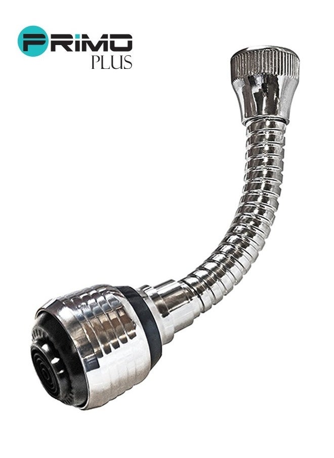 PRIMO PLUS Instant Hands Free Faucet Swivel Sprayer Sink Hose Silver  - Image 1