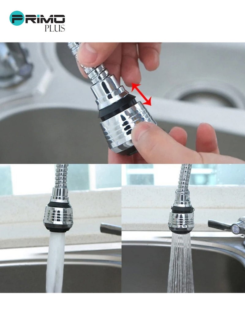 PRIMO PLUS Instant Hands Free Faucet Swivel Sprayer Sink Hose Silver  - Image 5