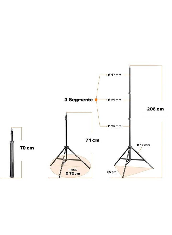 General General Wf803B Light Stand For Photography - Black  - Image 3