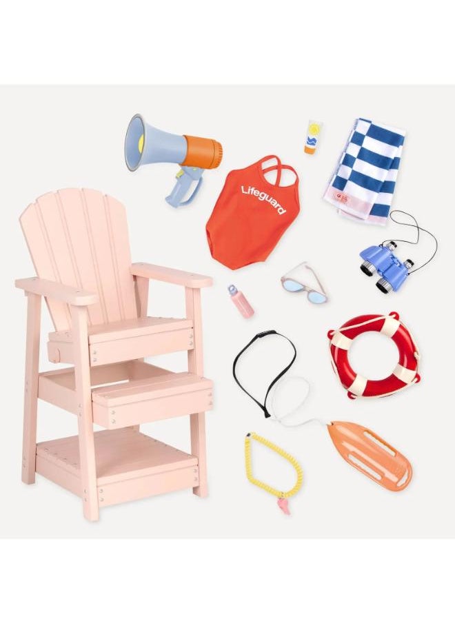 Our Generation Doll Lifeguard Chair Set  - Image 3