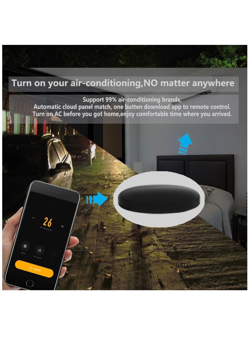 Smart Infrared WiFi Remote Control Humidity Temperature Sensor 3 in 1 for AC TV Work with Yandex,Google Home,Alexa  - Image 2