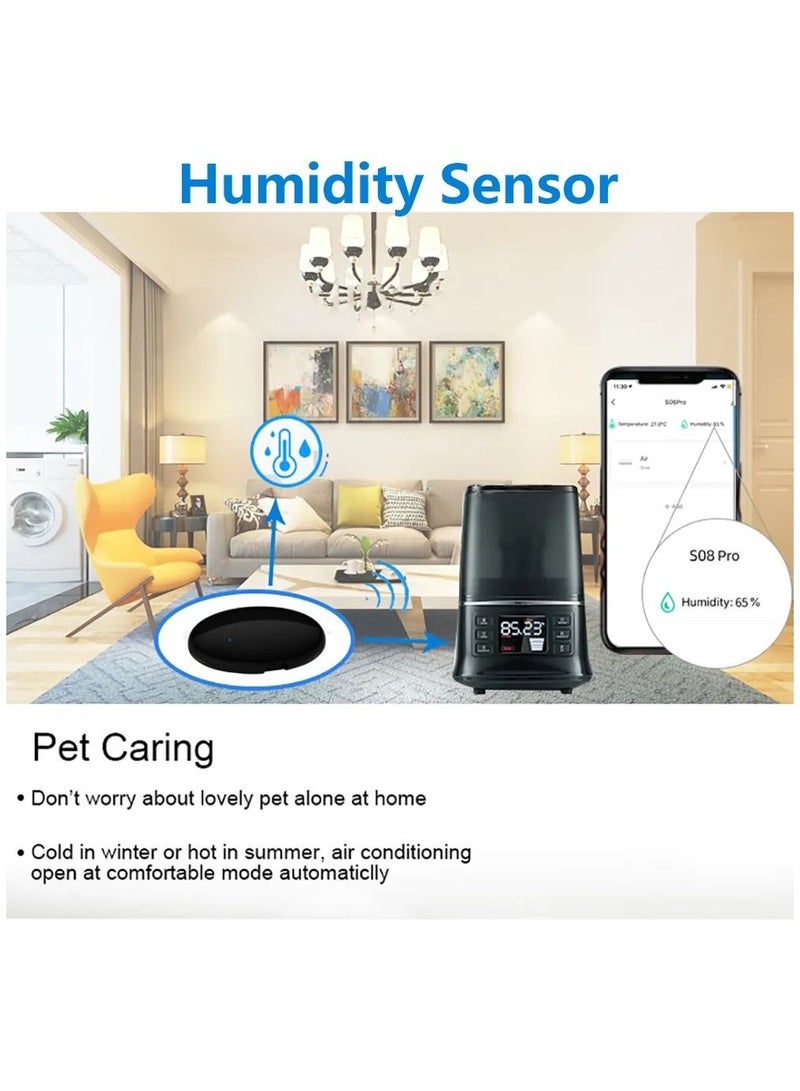 Smart Infrared WiFi Remote Control Humidity Temperature Sensor 3 in 1 for AC TV Work with Yandex,Google Home,Alexa  - Image 4