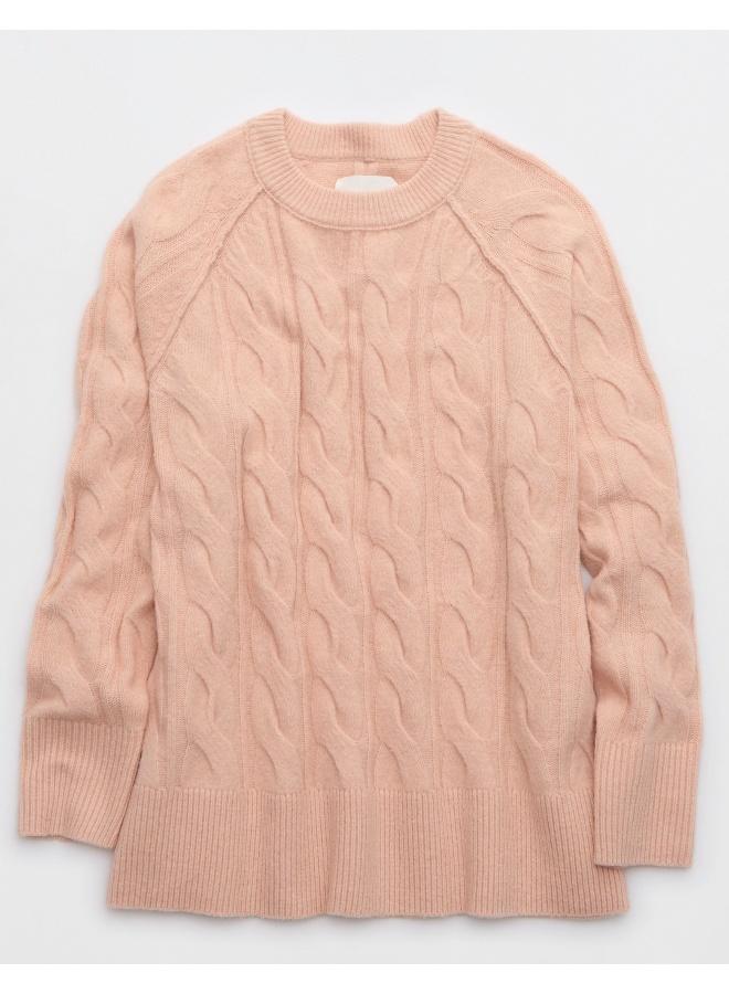 Aerie Aerie unREAL Cable Crew Sweater  - Image 3
