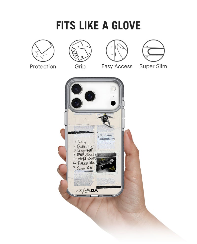 DailyObjects Case for iPhone 17 Pro Max Compatible with Mag-Safe Wireless Charging, Stride 2.0 Flipster Slim Shockproof Back Cover with Inner Magnetic Ring - Image 2