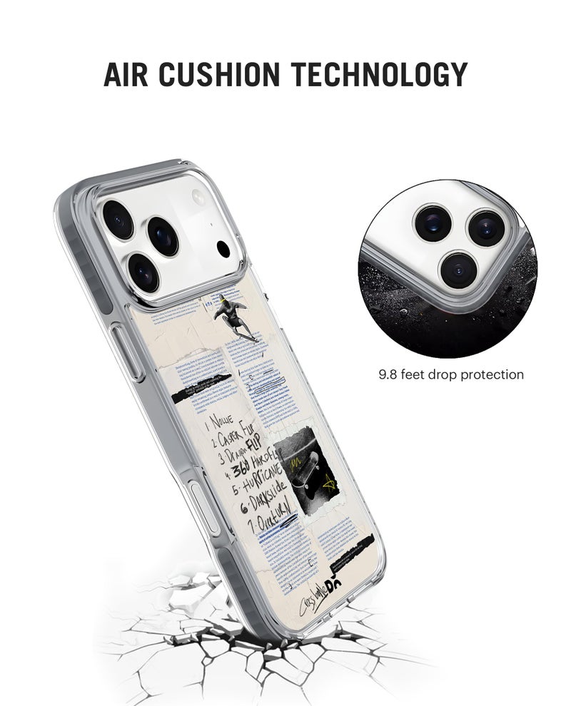 DailyObjects Case for iPhone 17 Pro Max Compatible with Mag-Safe Wireless Charging, Stride 2.0 Flipster Slim Shockproof Back Cover with Inner Magnetic Ring - Image 5
