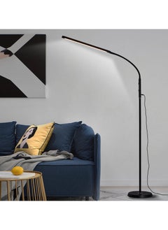 Perfin Floor Lamp Convertible Table Desk Light, Stepless Dimming& Color Adjustable Dual-purpose Light, Touch Control Stand Light 360Â° Rotatable Gooseneck Reading Architect Task Lamps for Home Office Black 25x25x160 cm  - Image 3