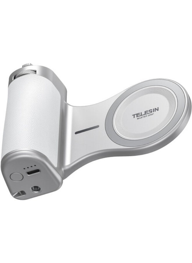 تيليسن TELESIN P5-MP-003WH Master Grip for iPhone 17, 16, 15, 14, 13 & 12 (White) - Image 4