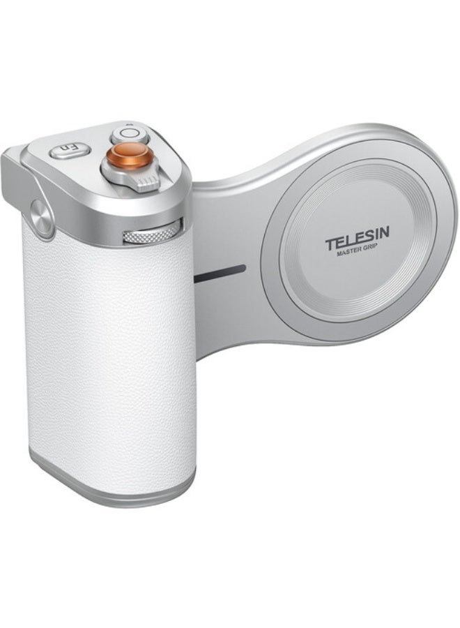 تيليسن TELESIN P5-MP-003WH Master Grip for iPhone 17, 16, 15, 14, 13 & 12 (White) - Image 2
