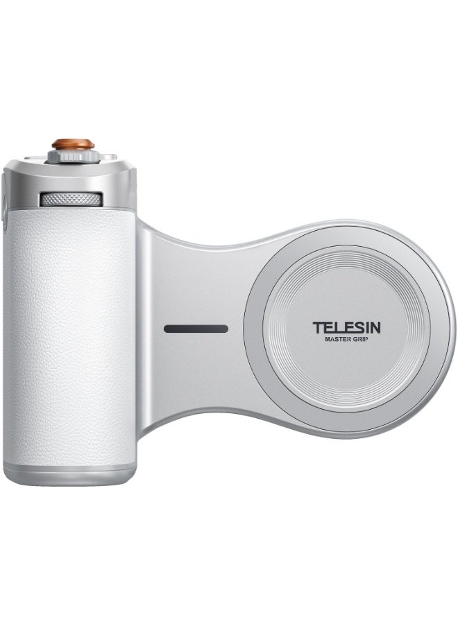 تيليسن TELESIN P5-MP-003WH Master Grip for iPhone 17, 16, 15, 14, 13 & 12 (White) - Image 1