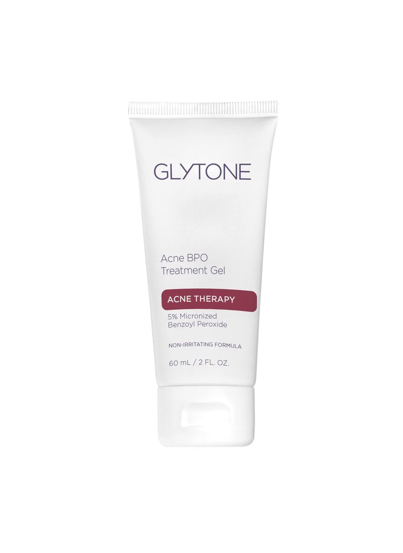 Glytone Glytone Acne BPO Treatment Gel - With Time-Released 5% Benzoyl Peroxide - Hydrating Mattifying Gel - Fragrance-Free & Non-Comedogenic - 2 fl. oz. 