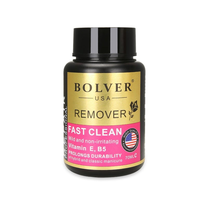 BOLVER FAST CLEAN NAIL POLISH REMOVER 70ML