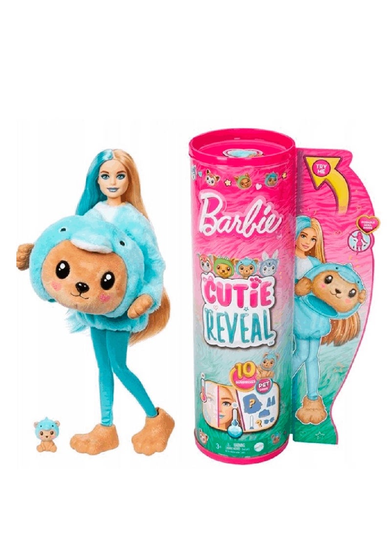 Barbie BARBIE CUTIE REVEAL COSTUME CUTIES SERIES - TEDDY DOLPHIN 