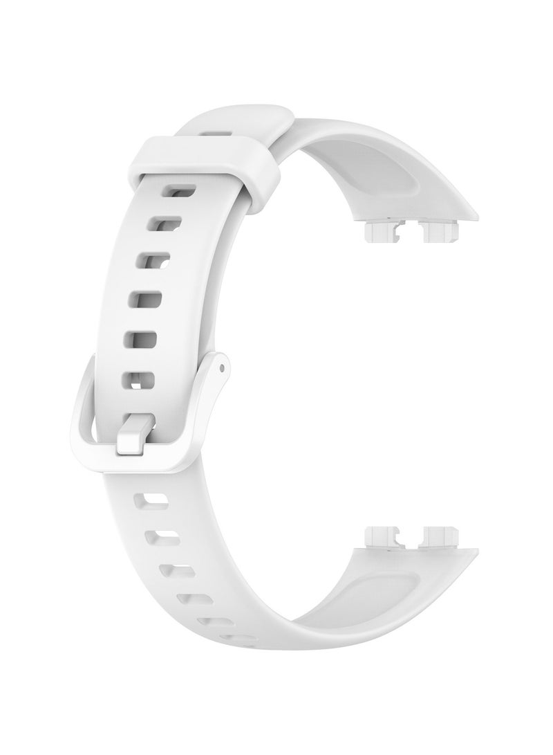 3-Pieces Classic Silicone band Huawei Band 8，Replacement Band Strap Wristband Sport Band，for For Huawei Band 8/Huawei Band 9，waterproof, sweat resistant, comfortable to wear (White/Black/Green) - Image 3