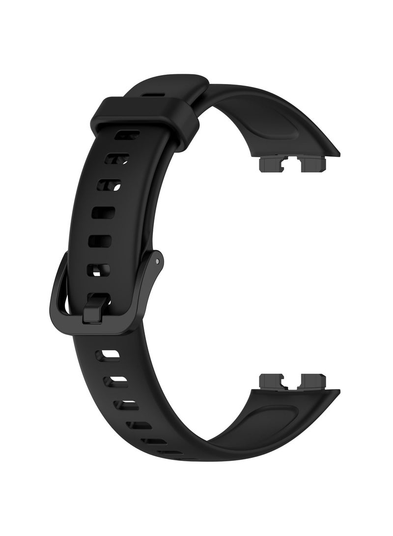 3-Pieces Classic Silicone band Huawei Band 8，Replacement Band Strap Wristband Sport Band，for For Huawei Band 8/Huawei Band 9，waterproof, sweat resistant, comfortable to wear (White/Black/Green) - Image 5