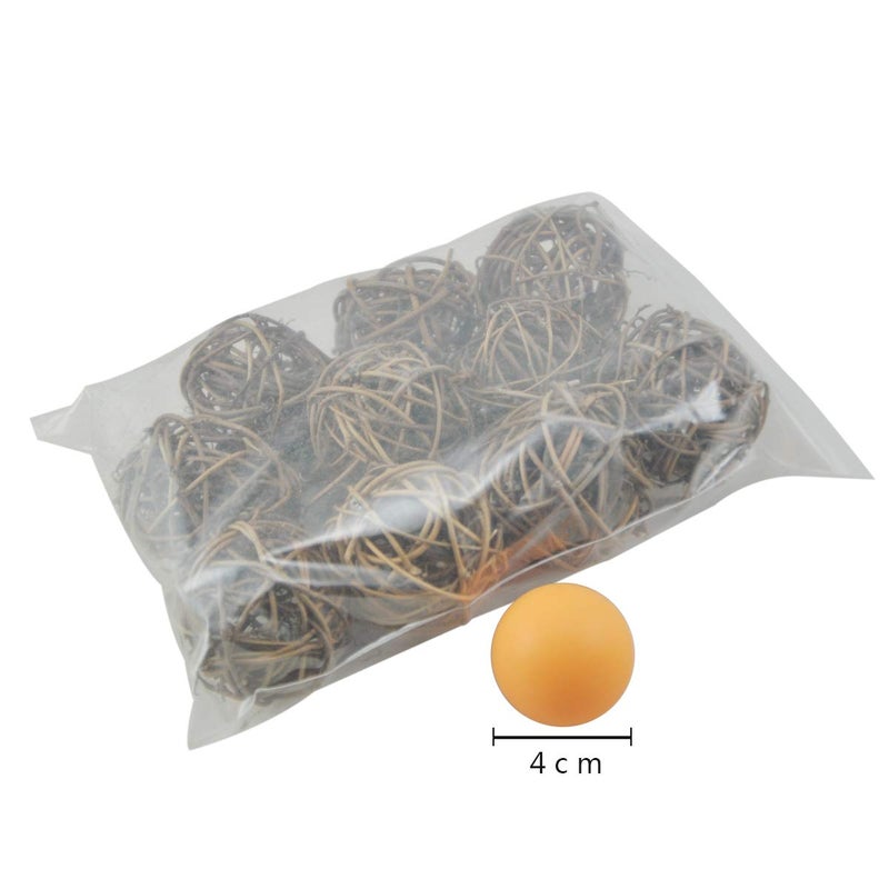 Ougual 10pcs Wicker Dried Vine Balls Table Wedding Party X-mas Garden Diameter 2 Inch - Image 5