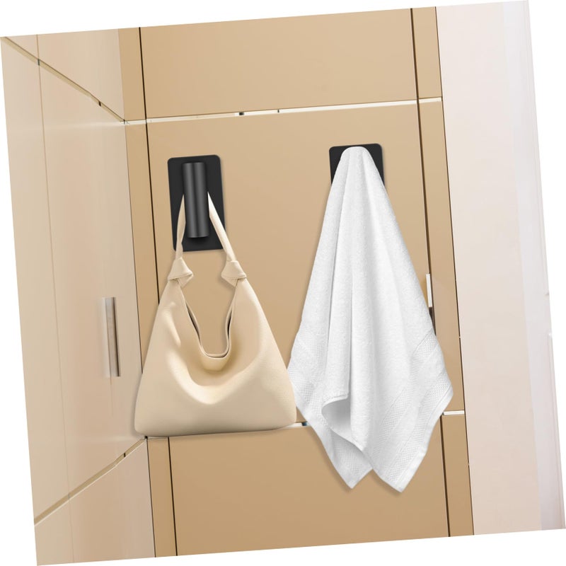 Heavy Duty Self Adhesive Stainless Steel Wall Hooks 2 Pack Damage Free - Image 5