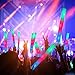 SHQDD 100PCS LED Foam Sticks Foam Light Up Sticks with 3 Modes Colorful Flashing Glow in Dark Party Supplies Glow Stick Bulk Party Pack for Wedding Raves Concert Camping Sporting Events Pool - Image 2