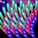 SHQDD 100PCS LED Foam Sticks Foam Light Up Sticks with 3 Modes Colorful Flashing Glow in Dark Party Supplies Glow Stick Bulk Party Pack for Wedding Raves Concert Camping Sporting Events Pool - Image 4