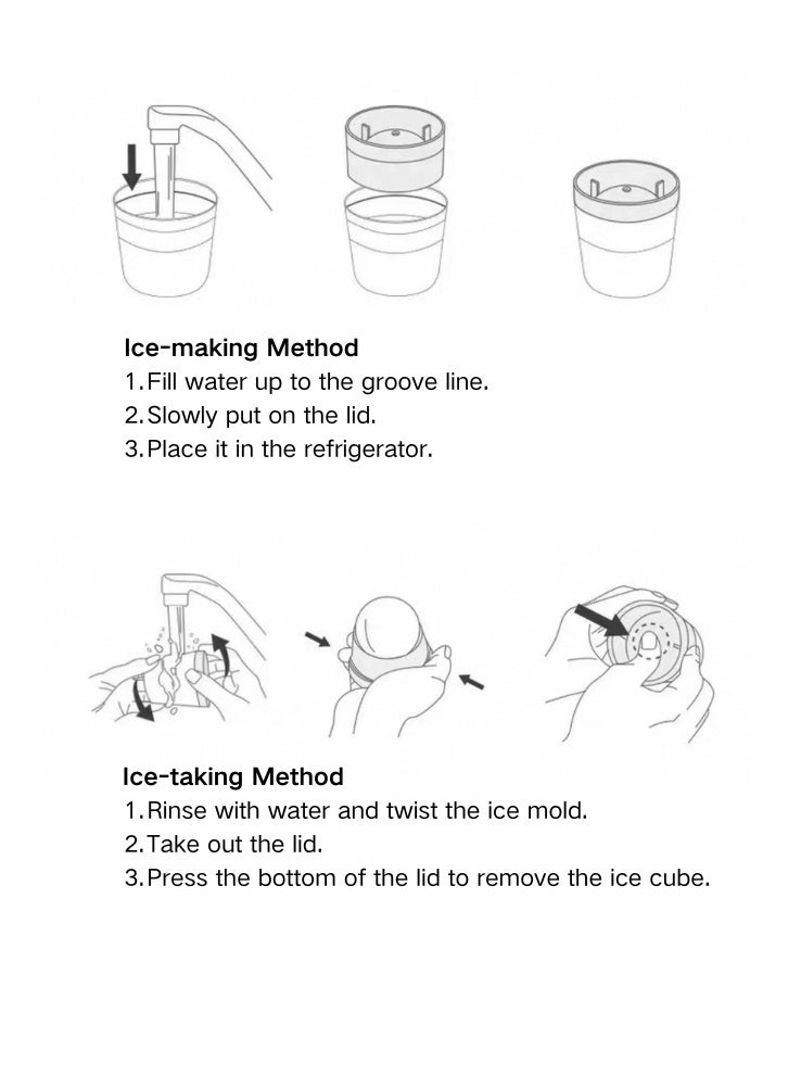 3Pcs Large Silicone Ice Sphere Molds, Suitable for Making Ice Balls for Whiskey and Other Beverages - Image 4