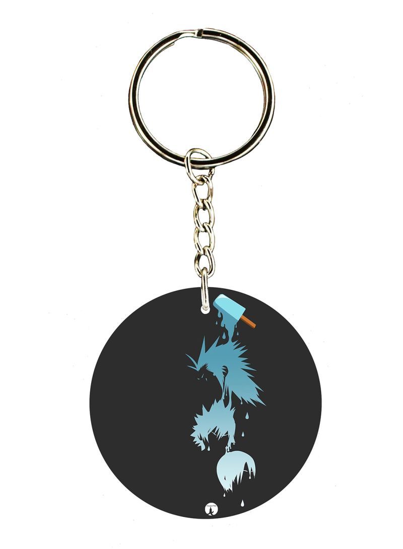 سلسلة مفاتيح مطبوعة من لعبة مملكة القلوب