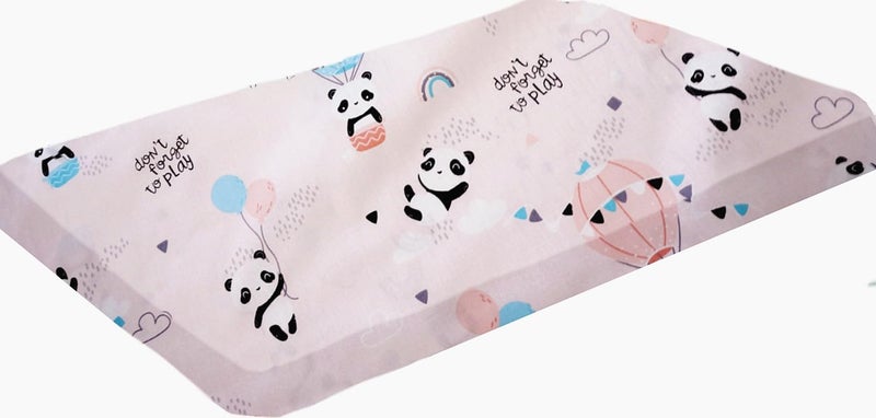 Comicfs ملاءة سرير أطفال مقاس 140 × 70 سم، مجموعة ملاءات سرير أطفال 1 عبوة، ملاءة سلة موسى 100% قطن ناعمة وقابلة للتنفس، ملاءات سرير حديثي الولادة مناسبة للطفل، ملاءة سرير عربة سهلة العناية - Image 1