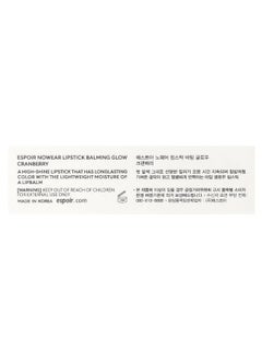 Espoir Espoir, Nowear Lipstick Balming Glow, RD203 Cranberry, 3 g  - Image 3