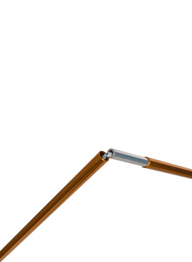 AL SANIDI عمود خيمة ألمنيوم قابل للطي، عمود مظلة خفيف محمول للتخييم، ذهبي، حجم 4 متر - Image 2