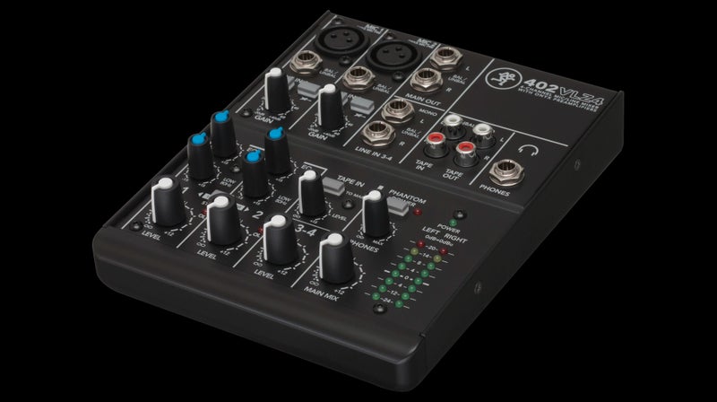 Mackie 402VLZ4 4‑Channel Ultra‑Compact Analog Mixer, Onyx Microphone Preamplifiers, for Podcast, Home Studio & Small Live Sound - Image 1