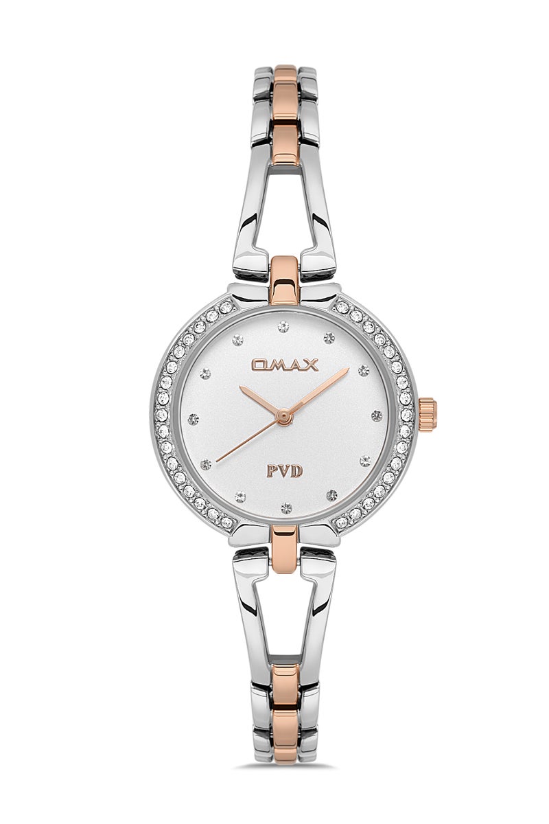 OMAX Women’s Wrist-Watch | Analog | Stainless Steel Band | Elegant Design - Image 1